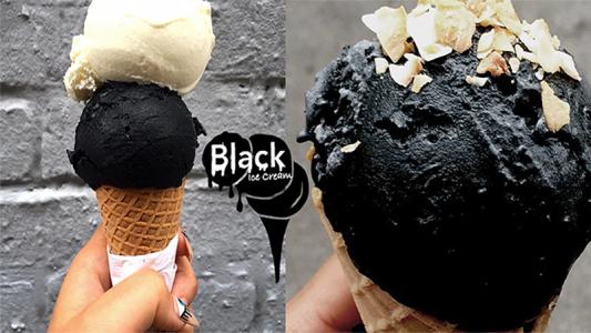 风靡ins的黑色冰激凌，到底安全吗？